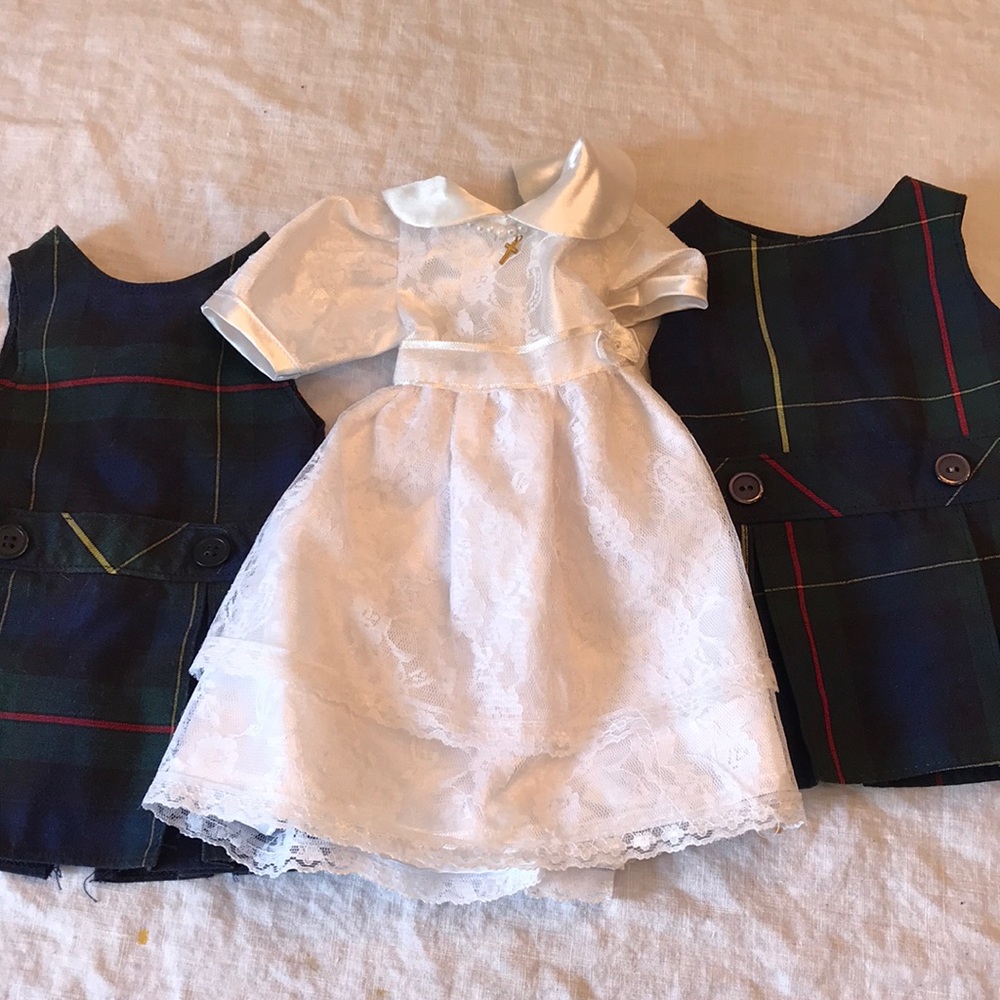 American Girl school uniform and communion